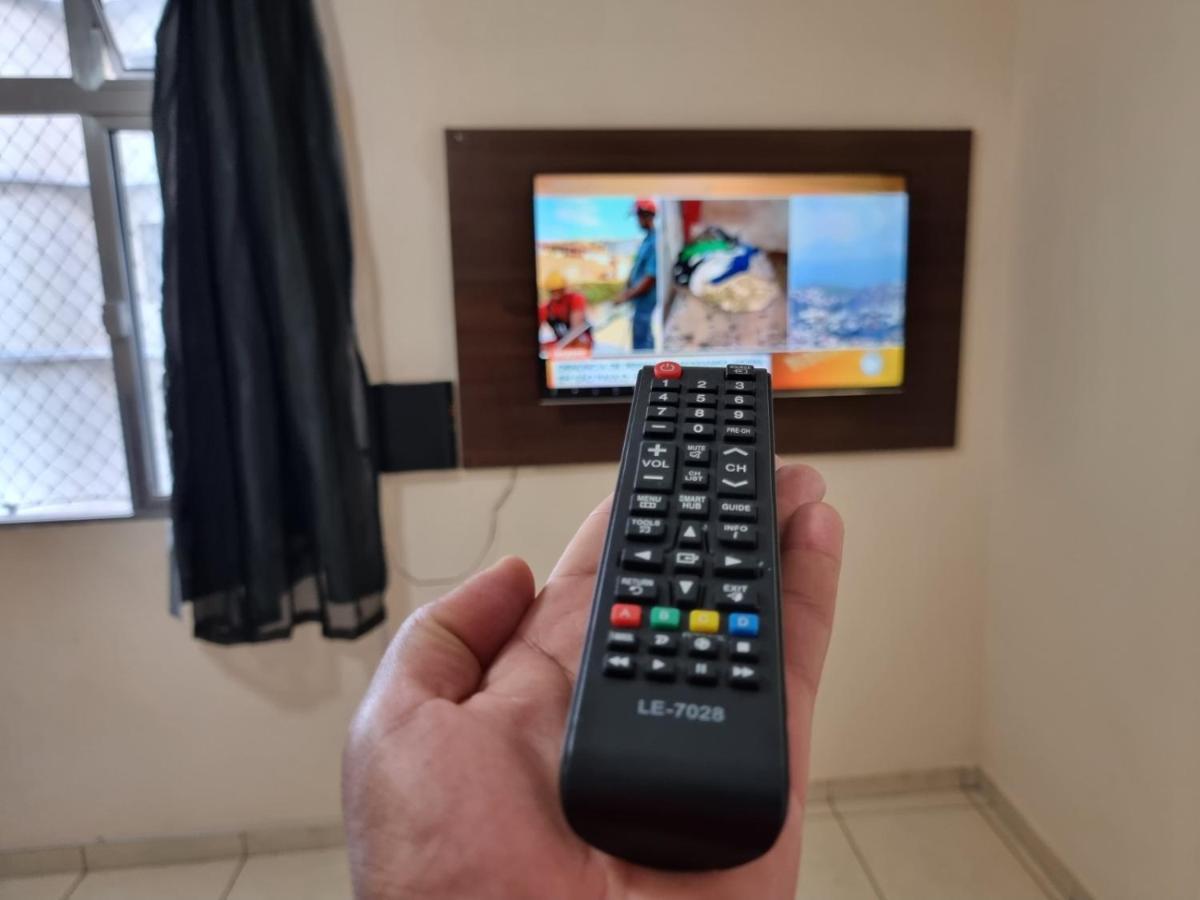Pe Na Areia Appartement Santos  Buitenkant foto