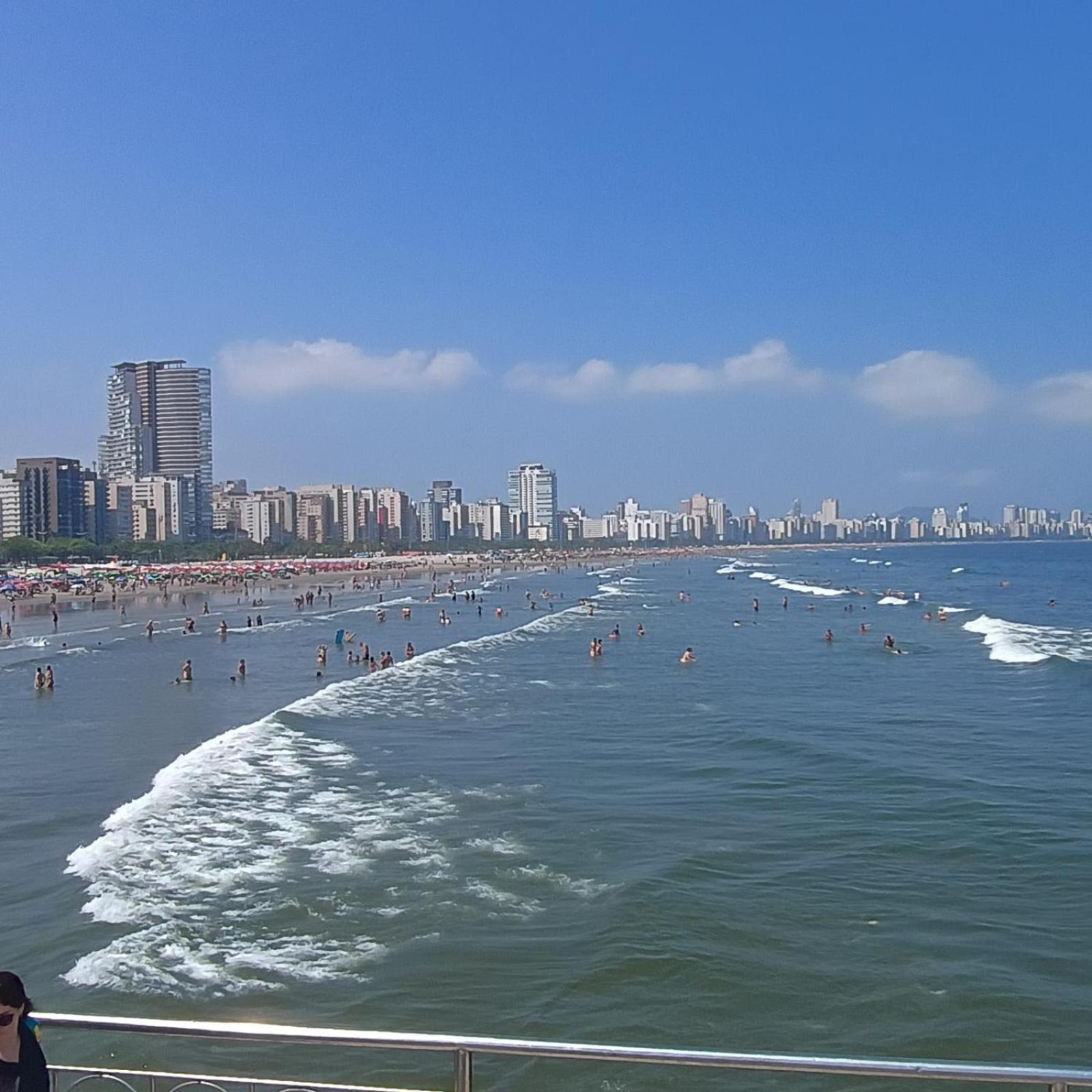 Pe Na Areia Appartement Santos  Buitenkant foto