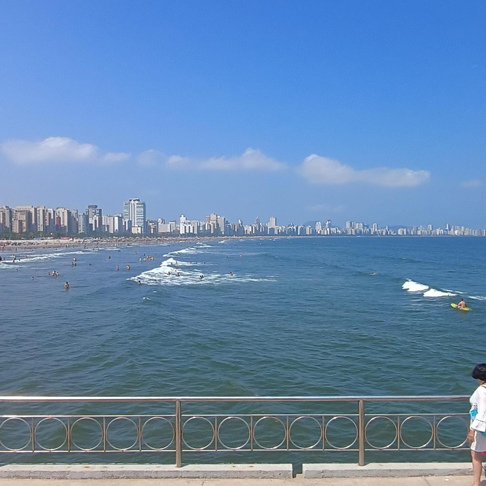 Pe Na Areia Appartement Santos  Buitenkant foto