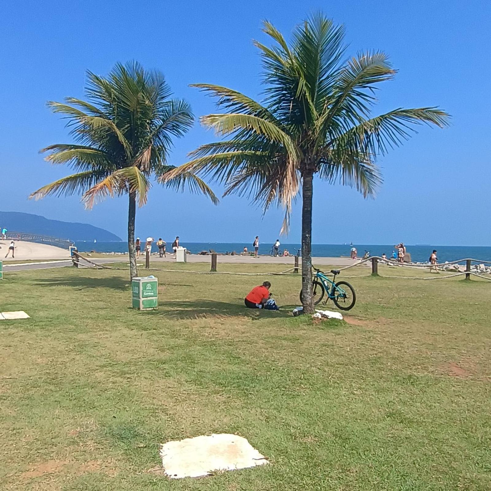 Pe Na Areia Appartement Santos  Buitenkant foto