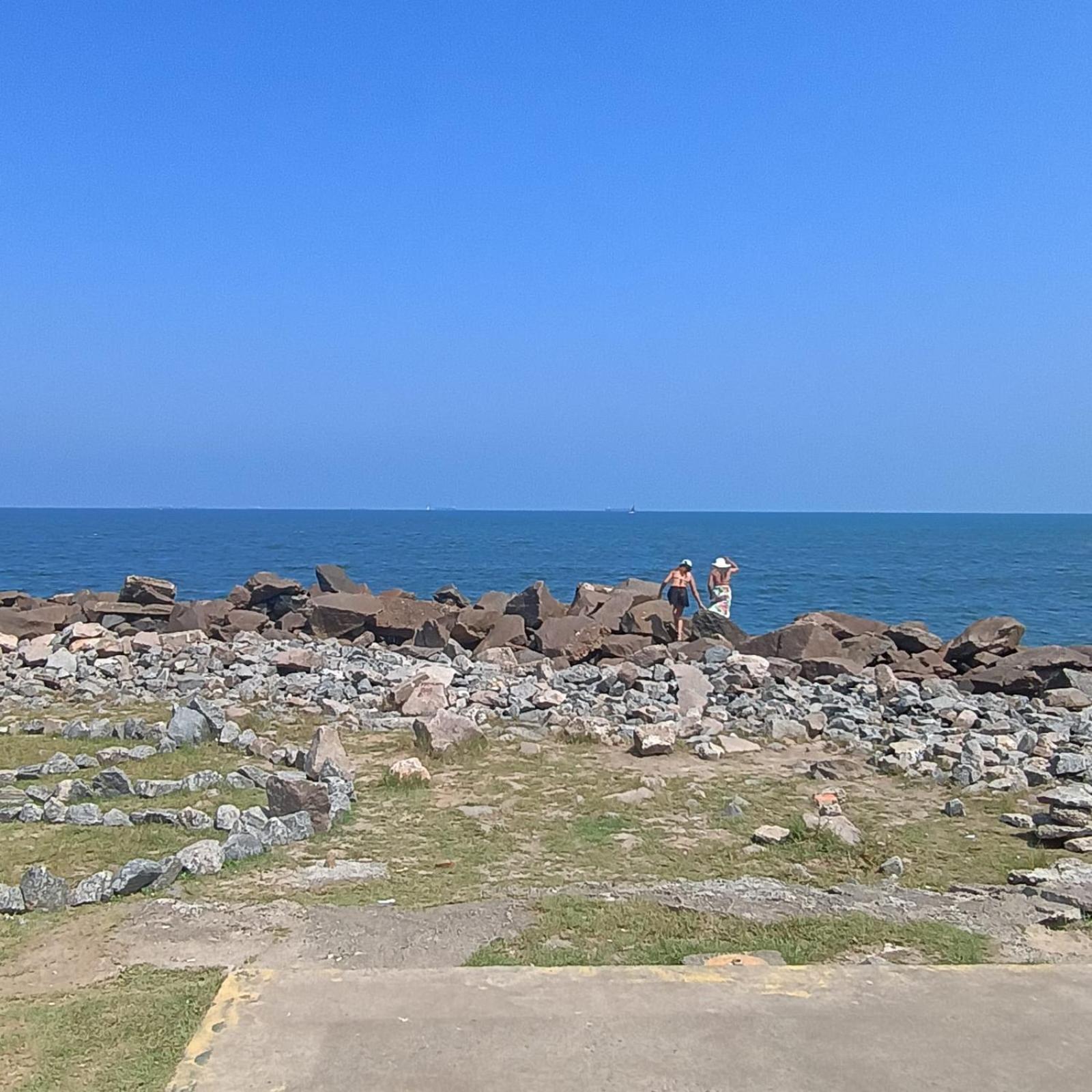 Pe Na Areia Appartement Santos  Buitenkant foto