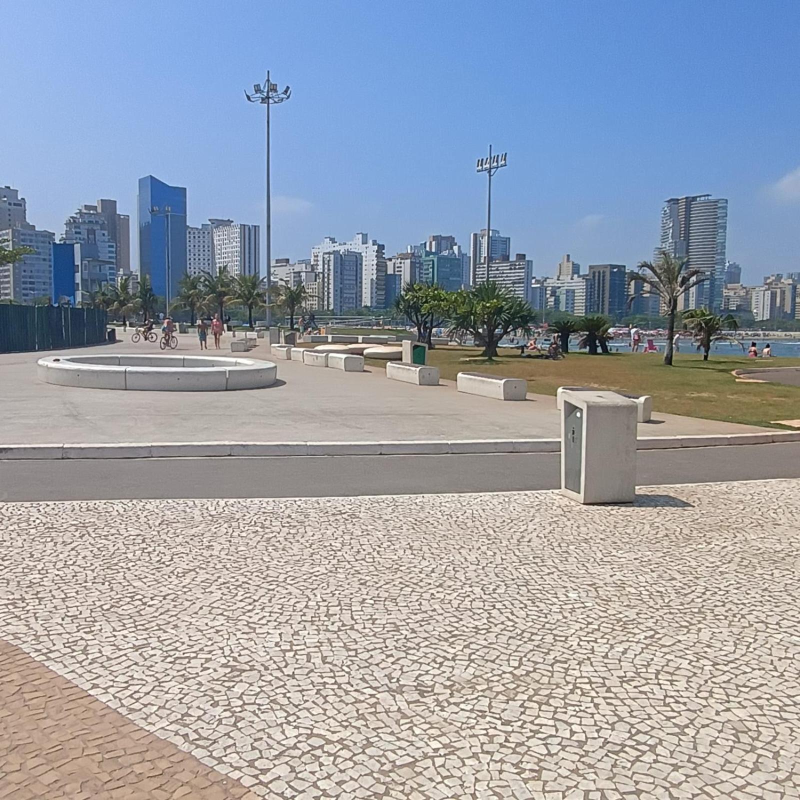 Pe Na Areia Appartement Santos  Buitenkant foto