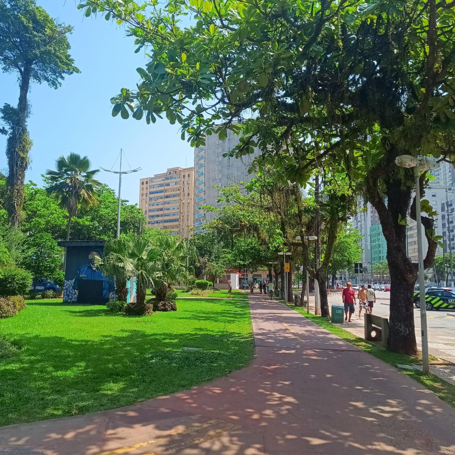 Pe Na Areia Appartement Santos  Buitenkant foto